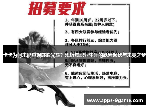 卡卡为何未能重现巅峰光辉？浅析其职业生涯的跌宕起伏与未竟之梦