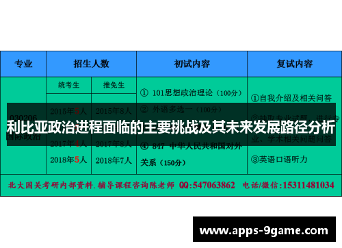 利比亚政治进程面临的主要挑战及其未来发展路径分析